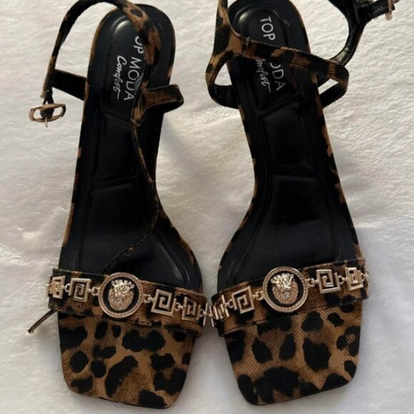 Leopard print mule - Picture 1 of 2